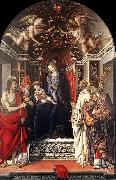 LIPPI, Filippino Signoria Altarpiece (Pala degli Otto) sg Spain oil painting artist